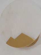 Wall Sconce | Brass & Alabaster | Soft Ambient Glow