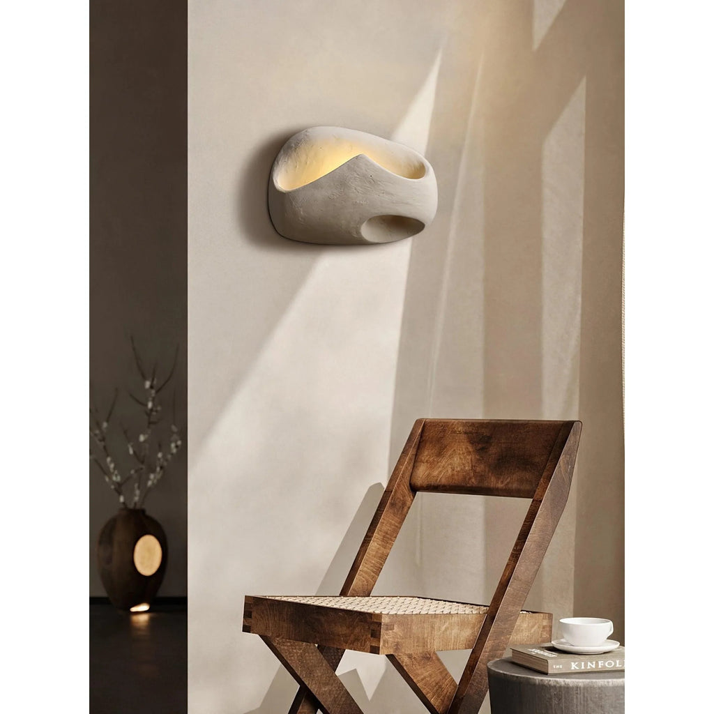 Wall Sconce | Cement Hollow Sculptural & E14 Socket | Multiple Sizes