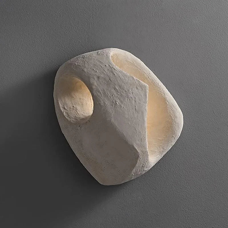 Wall Sconce | Cement Hollow Sculptural & E14 Socket | Multiple Sizes