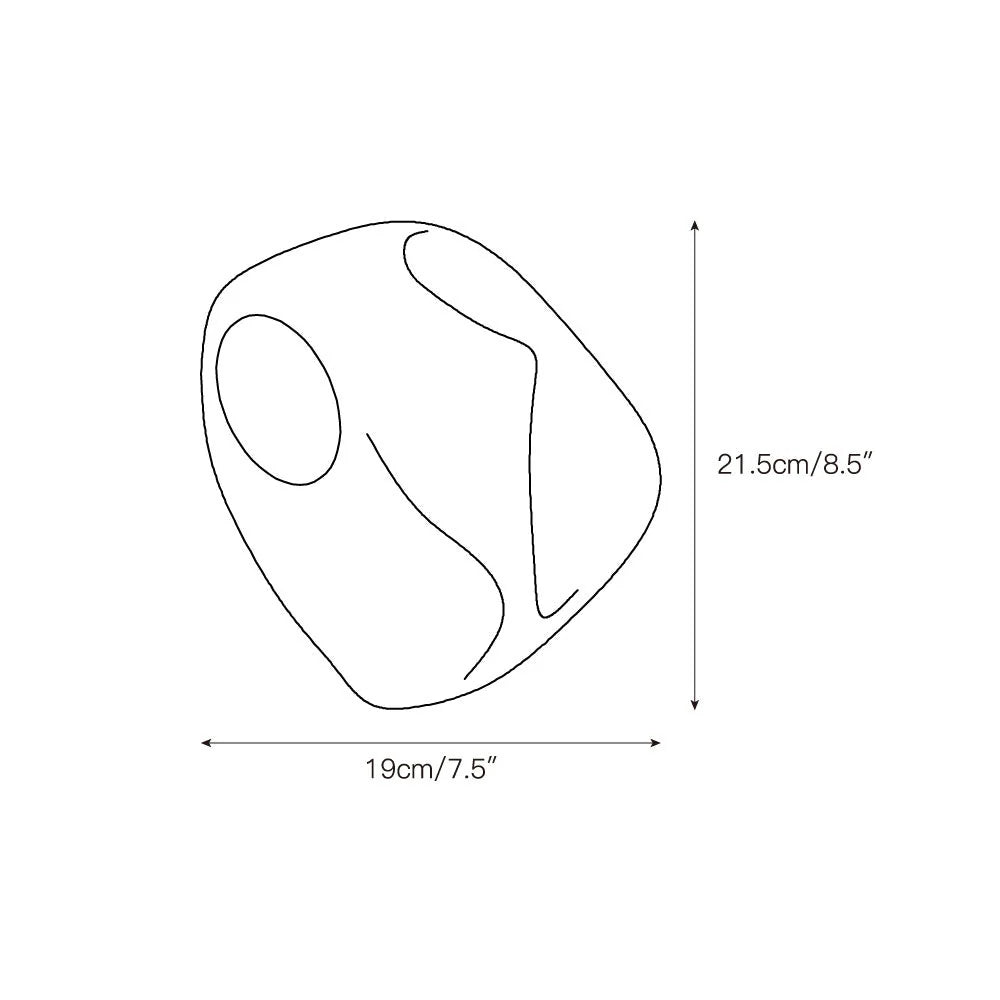 Wall Sconce | Cement Hollow Sculptural & E14 Socket | Multiple Sizes