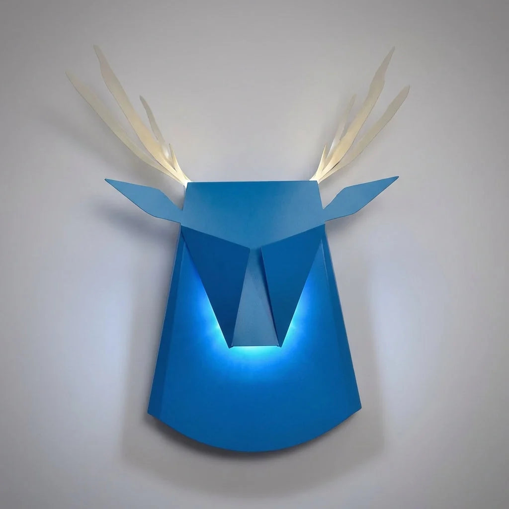Wall Sconce | Deer Silhouette & Soft Ambient LED | 38 x 35 cm