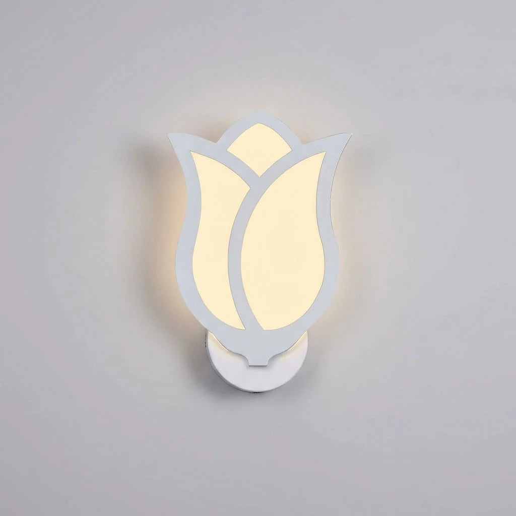Wall Sconce | Floral Petal Design & Dimmable Warm LED