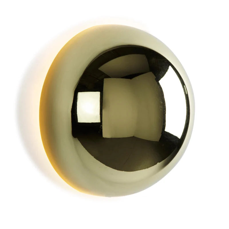 Wall Sconce | Glass Globe Shade & LED | Modern Design