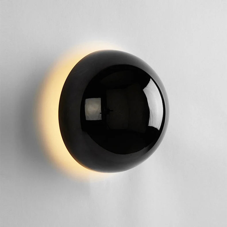 Wall Sconce | Glass Globe Shade & LED | Modern Design