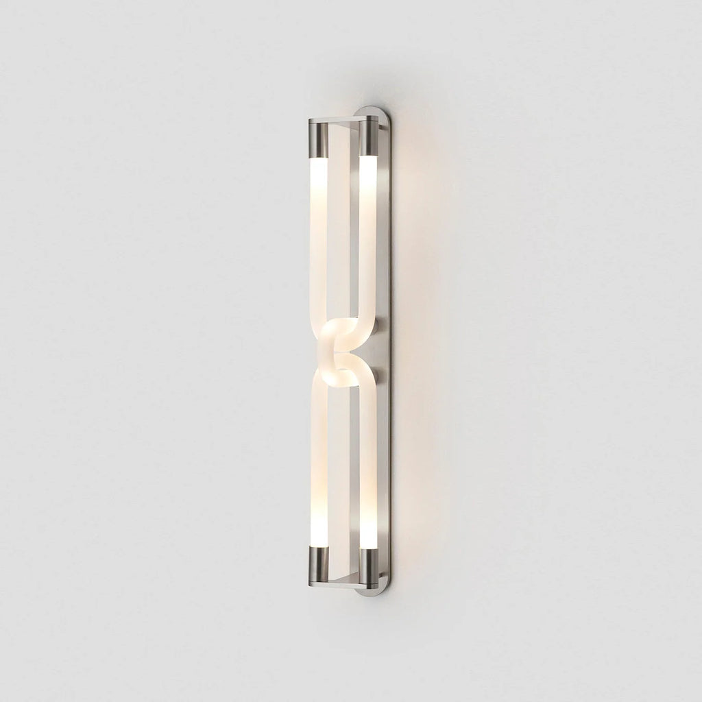 Wall Sconce | Interlocking Fingers Design | Integrated LED Lighting