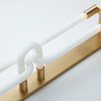 Wall Sconce | Interlocking Fingers Design | Integrated LED Lighting