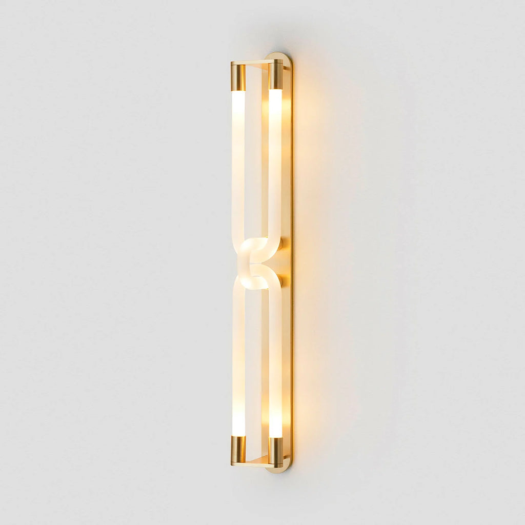Wall Sconce | Interlocking Fingers Design | Integrated LED Lighting