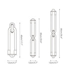 Wall Sconce | Interlocking Fingers Design | Integrated LED Lighting