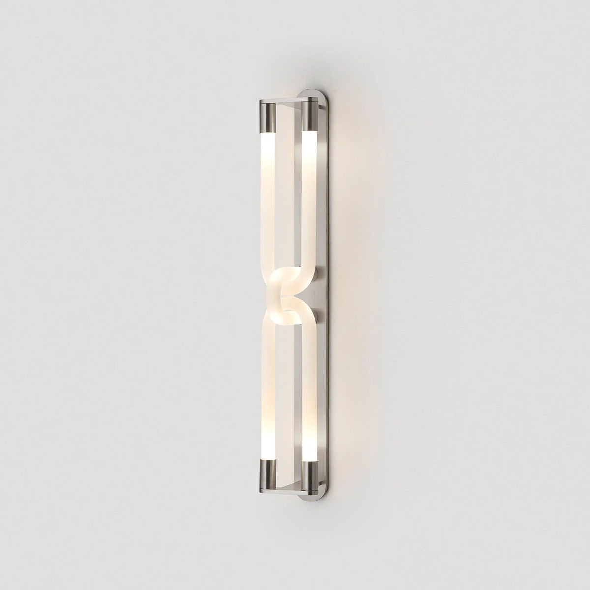 Wall Sconce | Interlocking Hands Design | Integrated LED Lighting