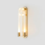 Wall Sconce | Interlocking Hands Design | Integrated LED Lighting