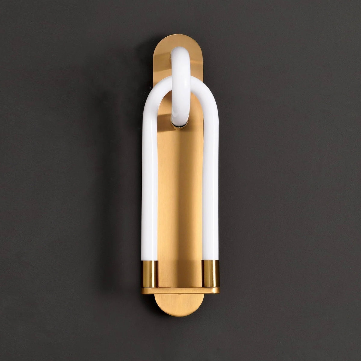 Wall Sconce | Interlocking Hands Design | Integrated LED Lighting