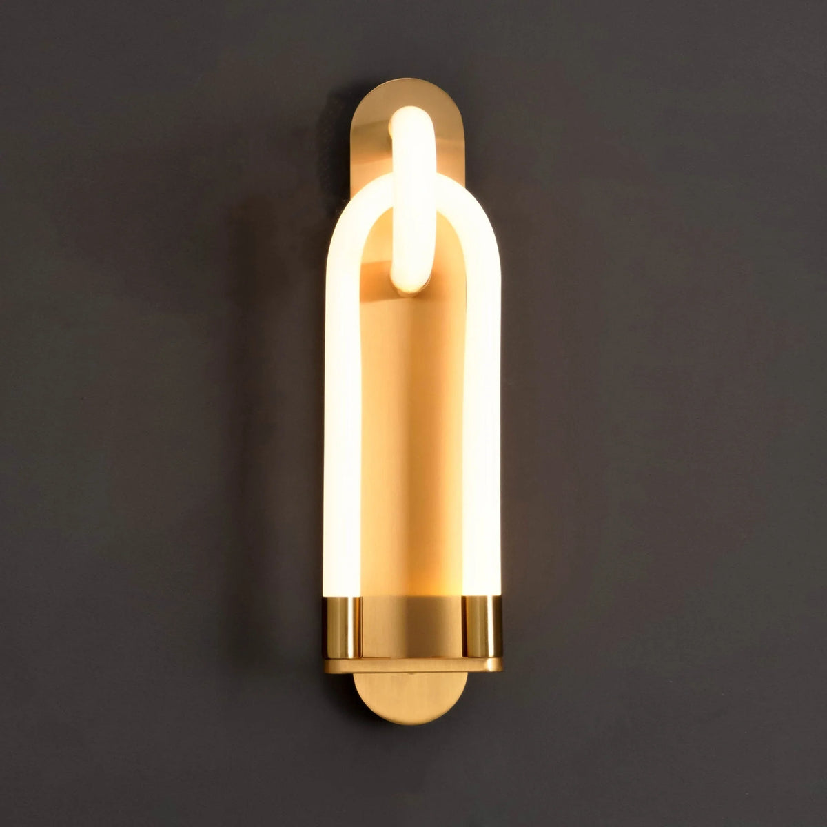 Wall Sconce | Interlocking Hands Design | Integrated LED Lighting