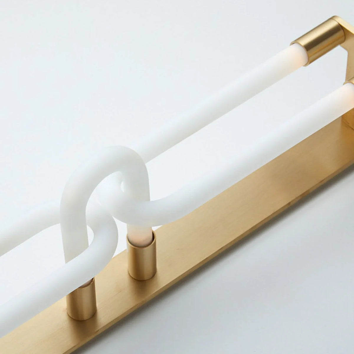 Wall Sconce | Interlocking Hands Design | Integrated LED Lighting