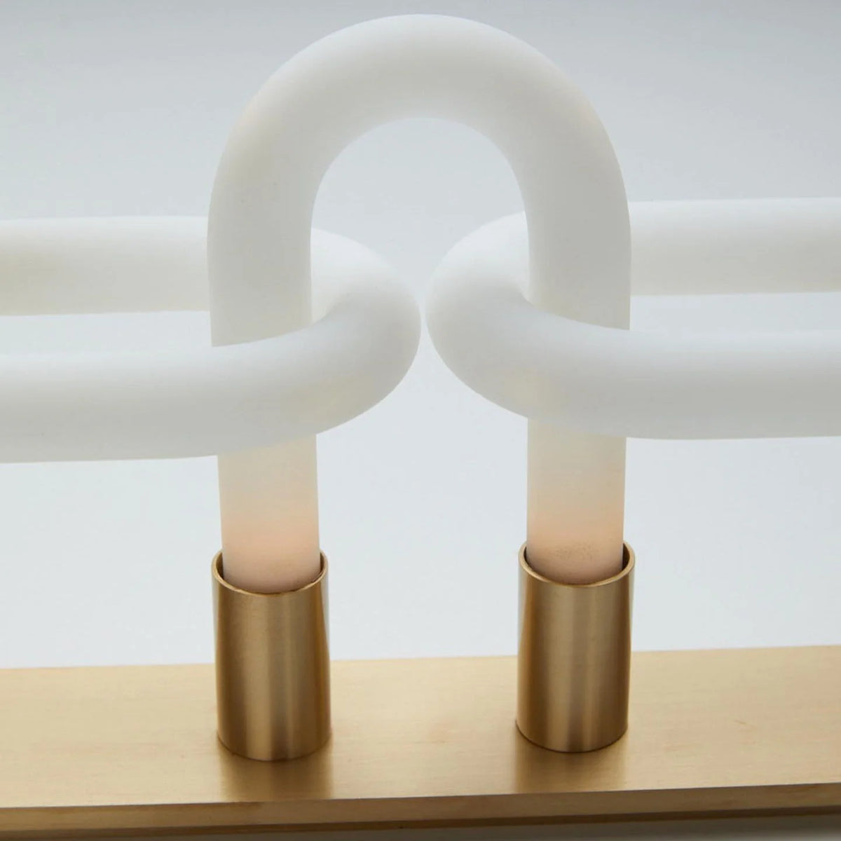 Wall Sconce | Interlocking Hands Design | Integrated LED Lighting
