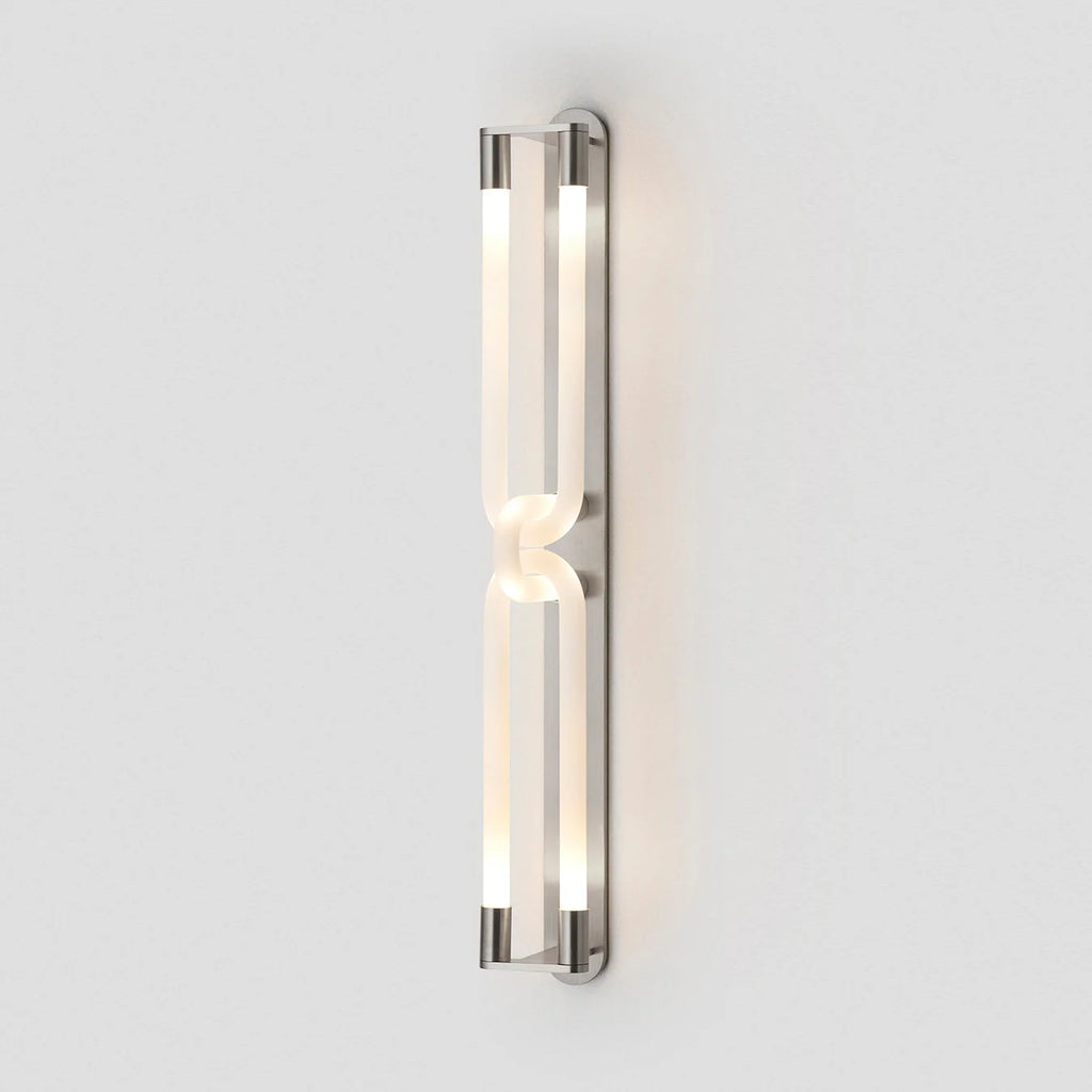 Wall Sconce | Interlocking Hands Design | Integrated LED Lighting