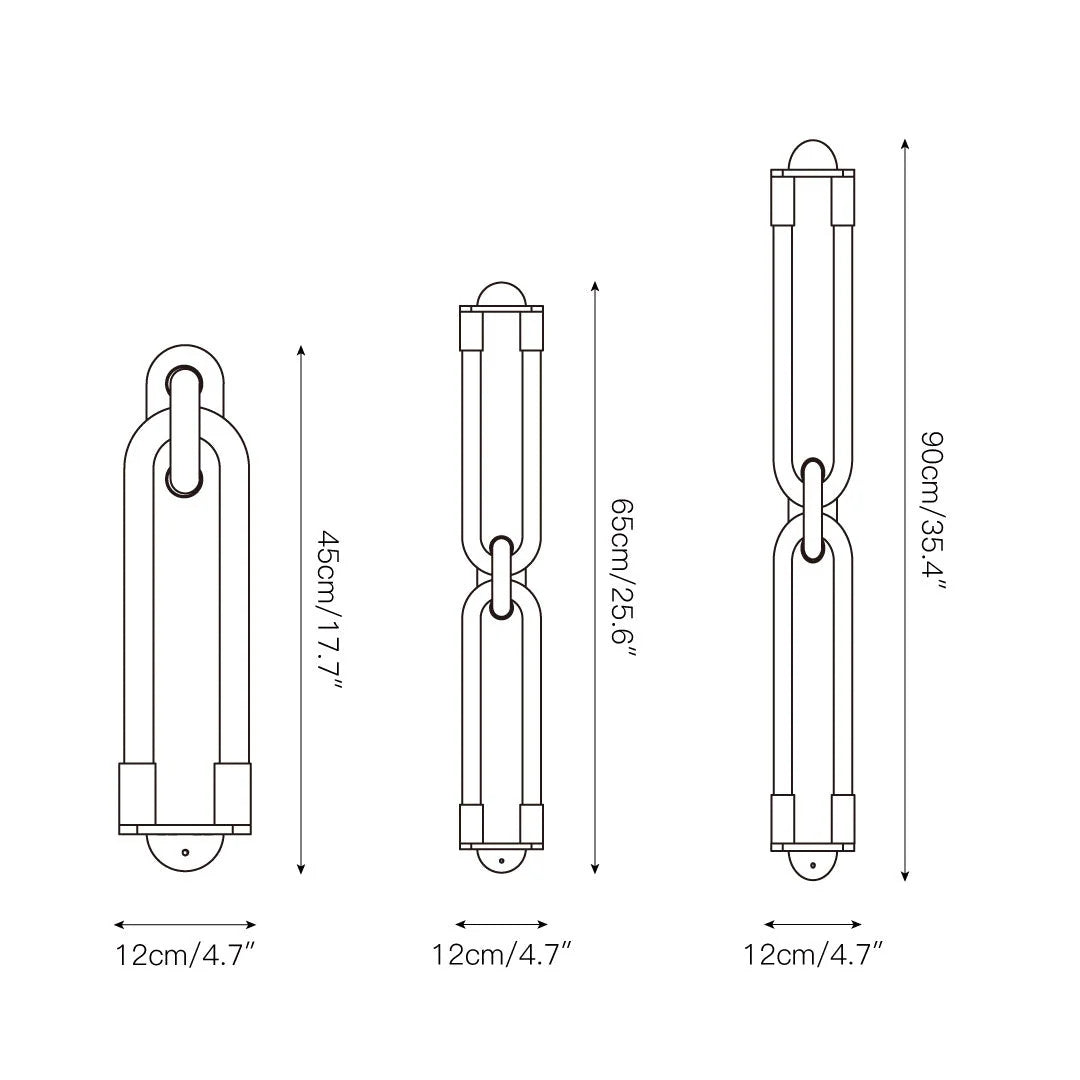 Wall Sconce | Interlocking Hands Design | Integrated LED Lighting