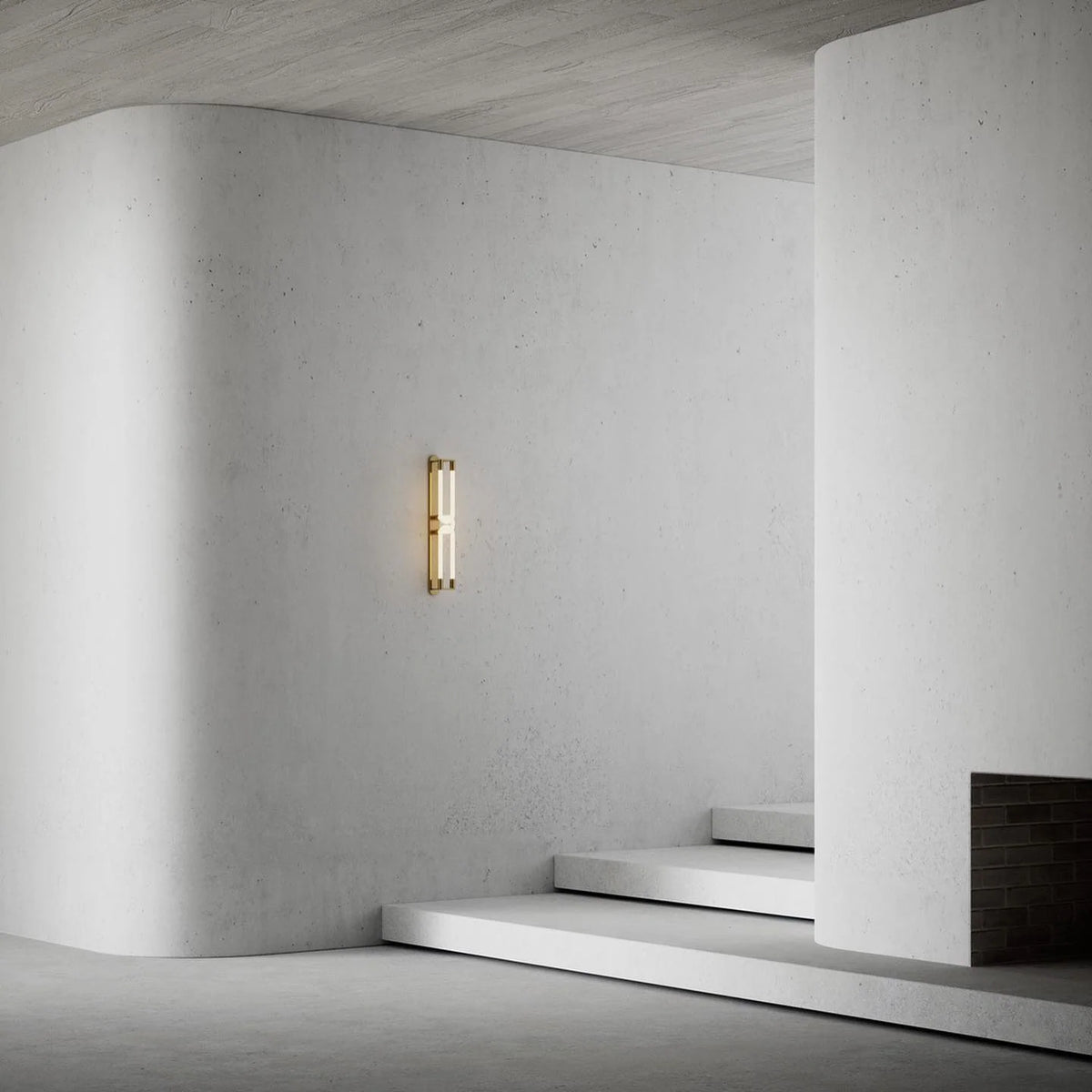 Wall Sconce | Interlocking Hands Design | Integrated LED Lighting