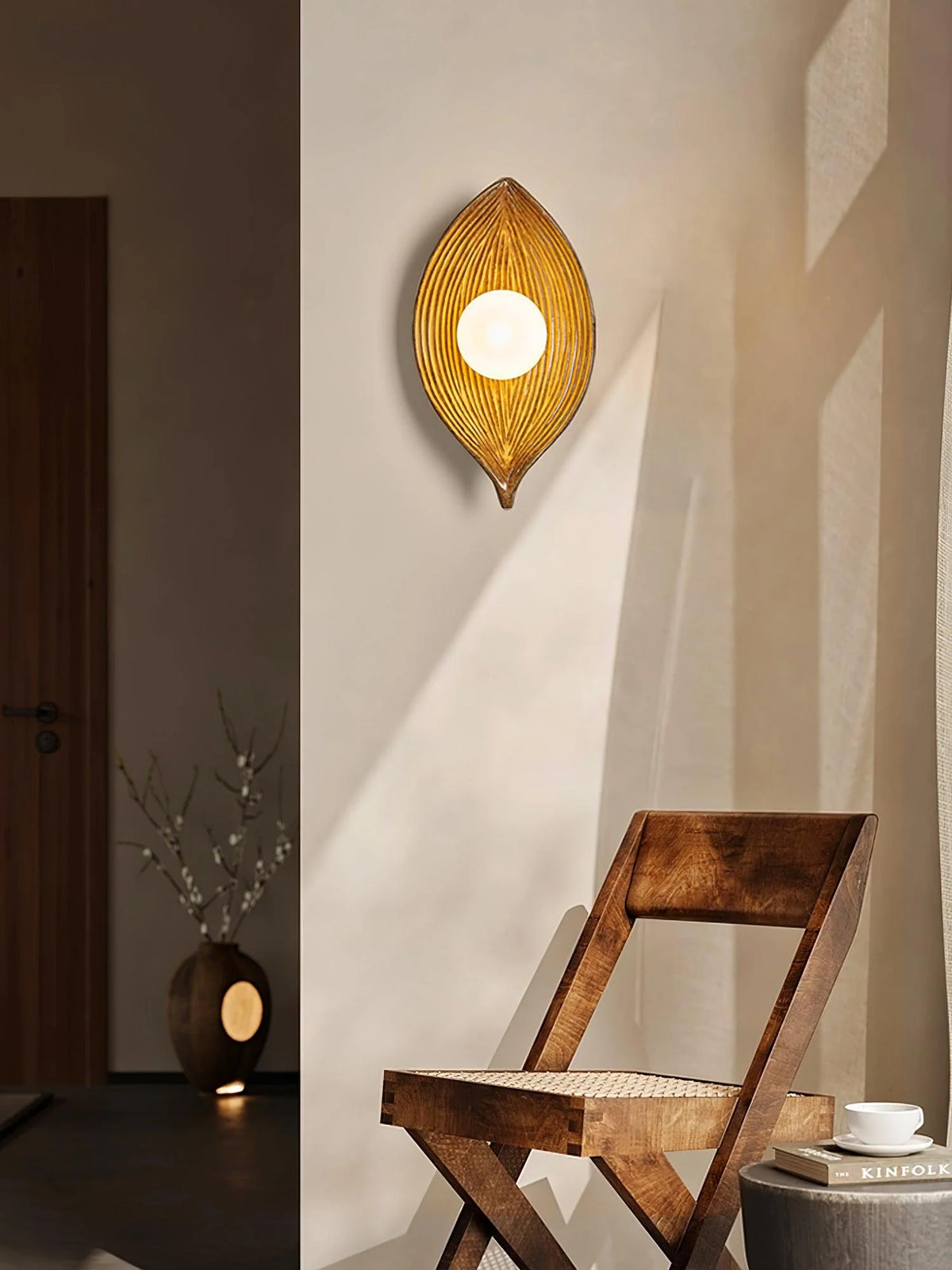 Wall Sconce | Leaf Canoe Design | 30 cm Height
