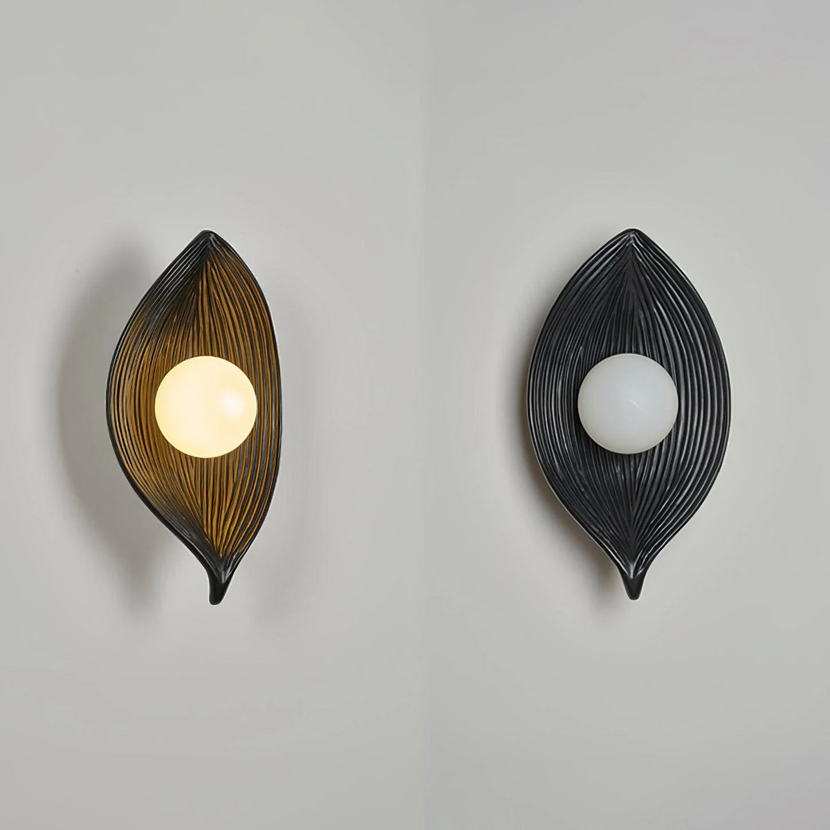 Wall Sconce | Leaf Canoe Design | 30 cm Height
