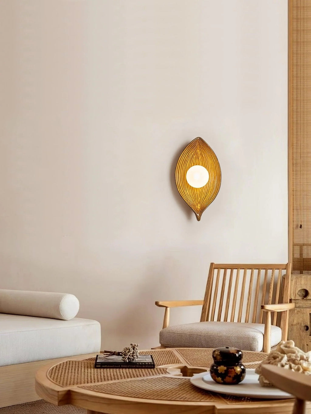 Wall Sconce | Leaf Canoe Design | 30 cm Height
