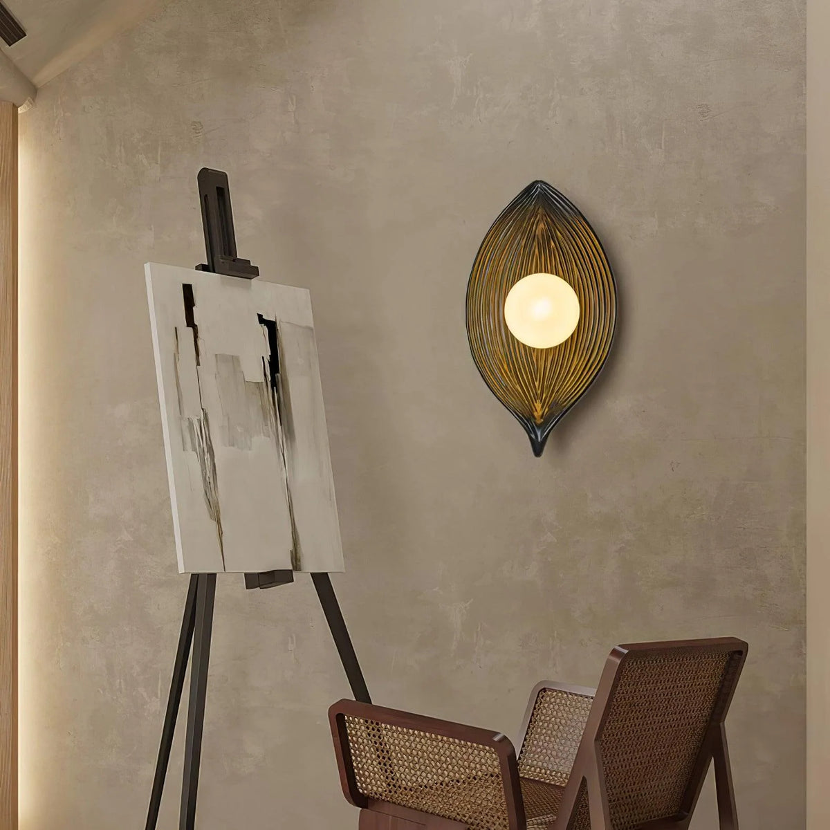 Wall Sconce | Leaf Canoe Design | 30 cm Height