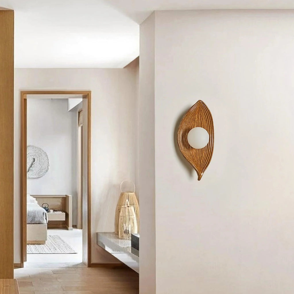 Wall Sconce | Leaf Canoe Design | 30 cm Height