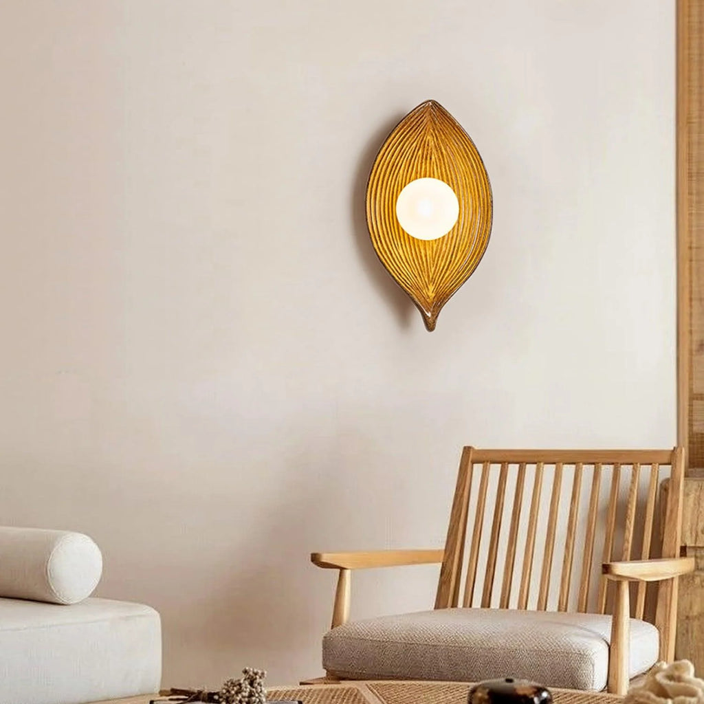 Wall Sconce | Leaf Canoe Design | 30 cm Height