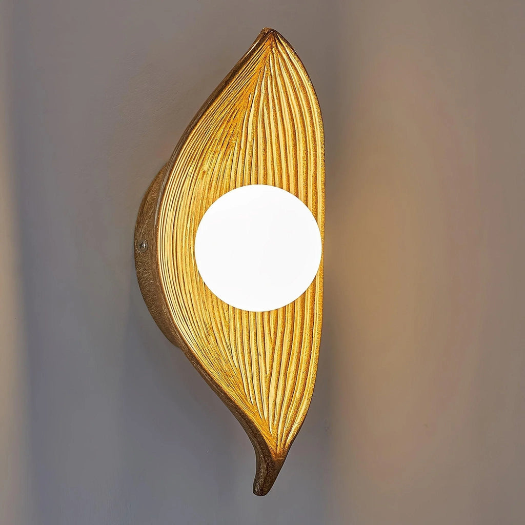 Wall Sconce | Leaf Canoe Design | 30 cm Height