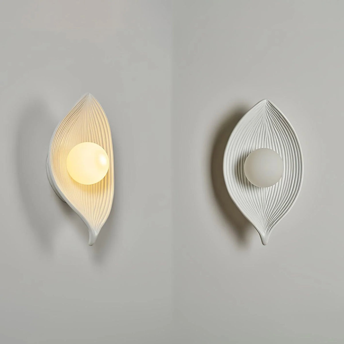 Wall Sconce | Leaf Canoe Design | 30 cm Height