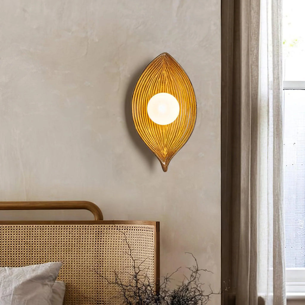 Wall Sconce | Leaf Canoe Design | 30 cm Height