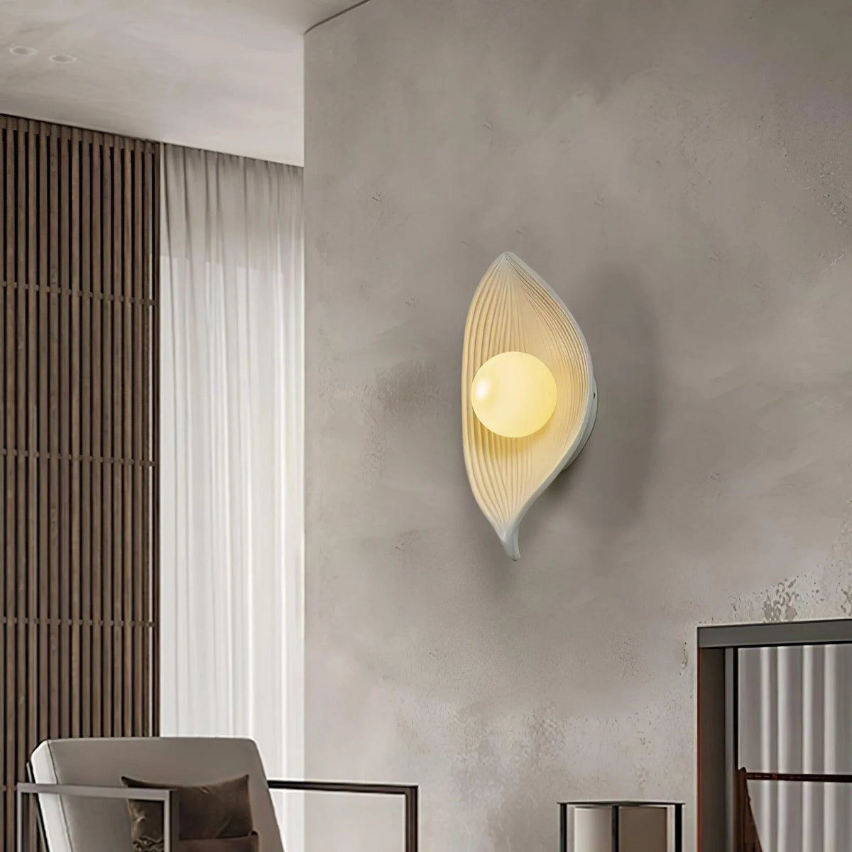 Wall Sconce | Leaf Canoe Design | 30 cm Height
