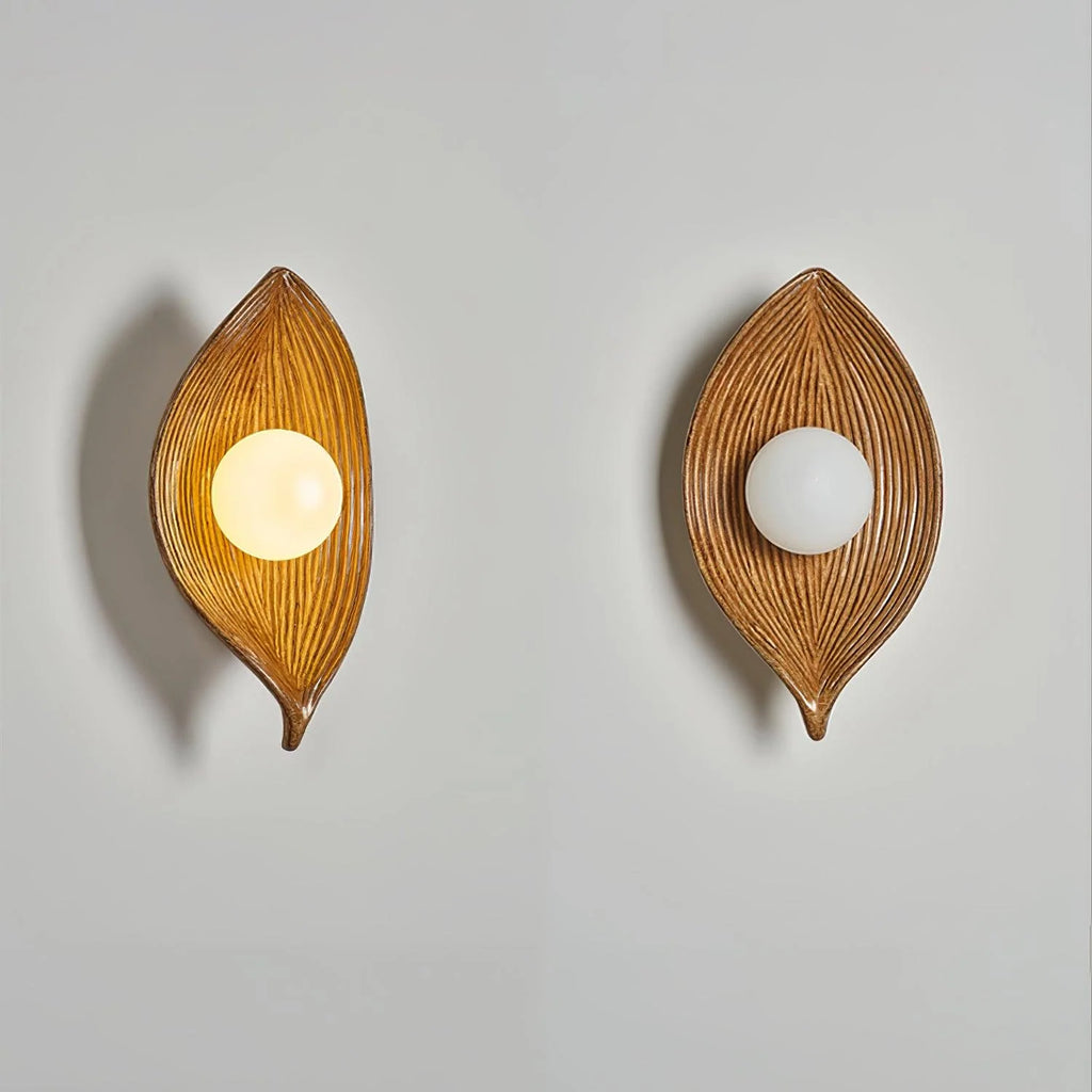 Wall Sconce | Leaf Canoe Design | 30 cm Height