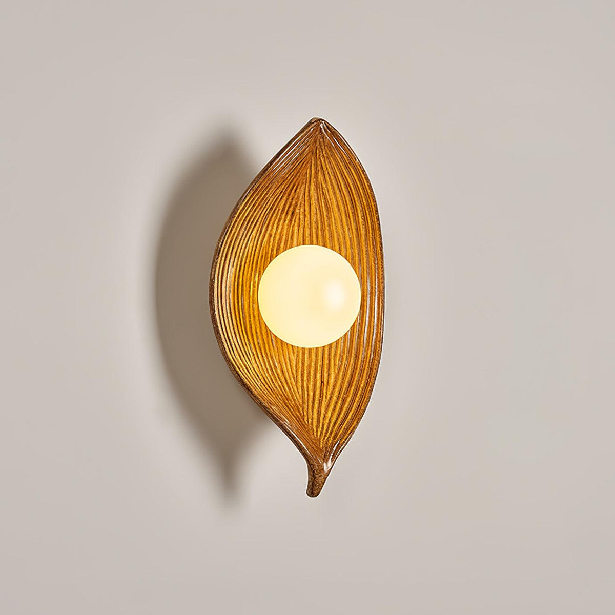 Wall Sconce | Leaf Canoe Design | 30 cm Height