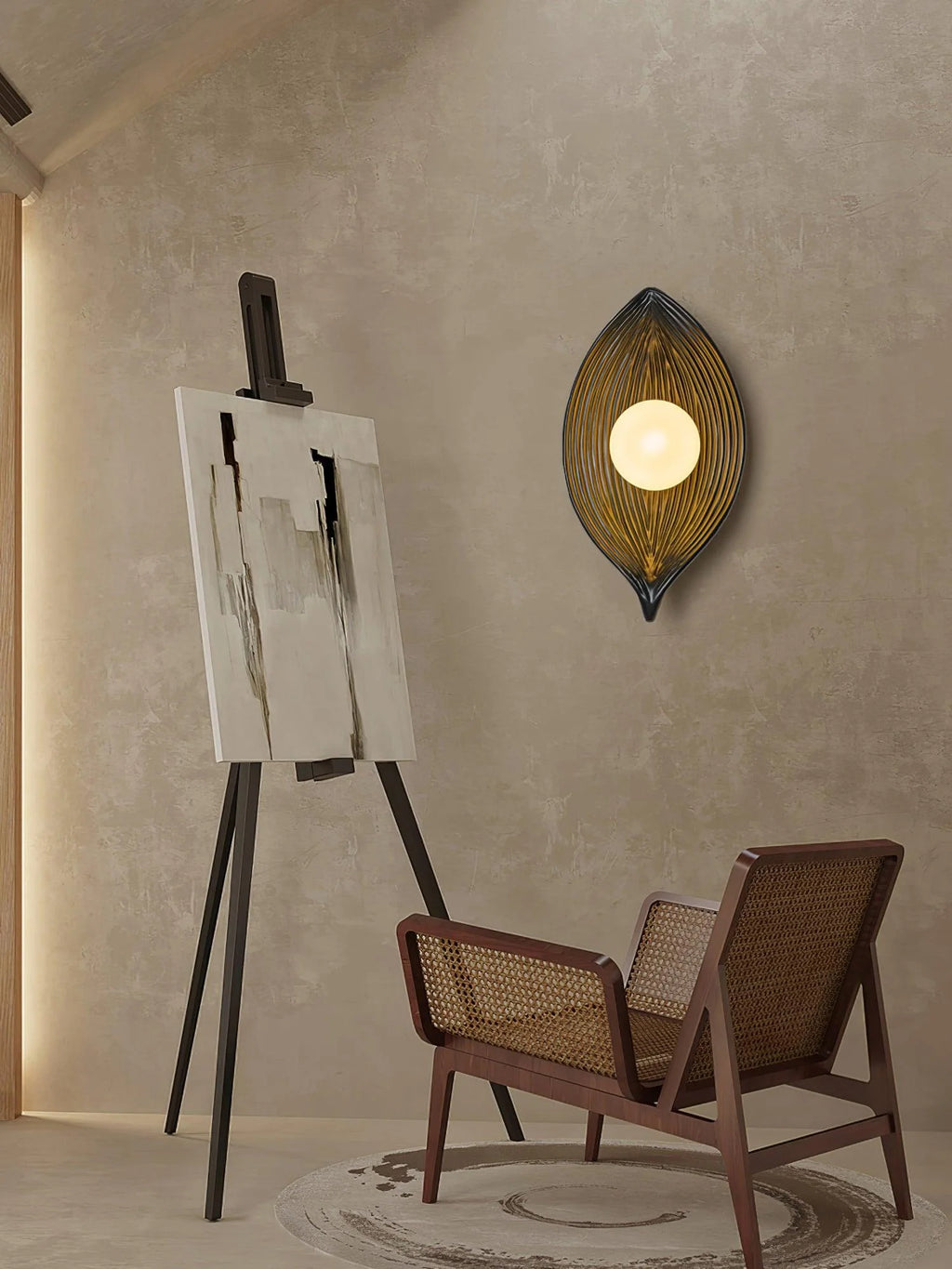 Wall Sconce | Leaf Canoe Design | 30 cm Height