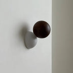 Wall Sconce | Metal Body & Decorative Stone Shade