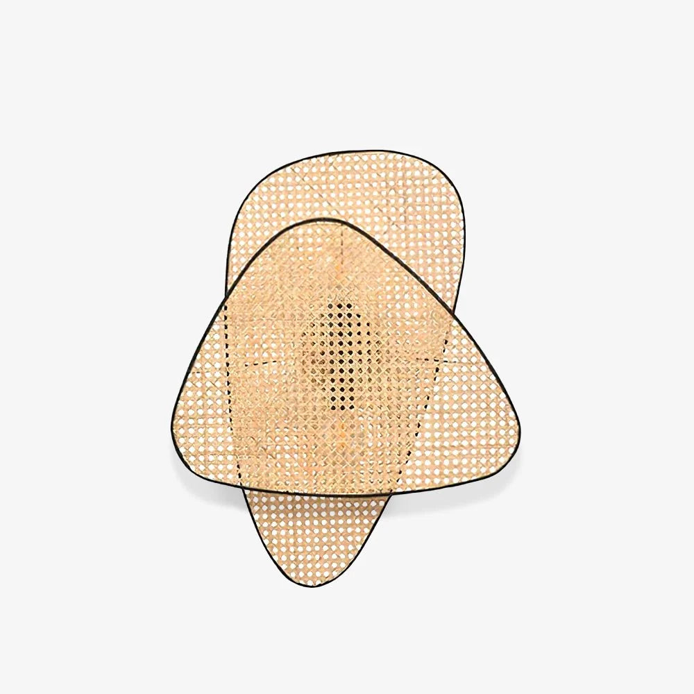 Wall Sconce | Natural Bamboo & Black Metal | Ø33 & Ø46 cm