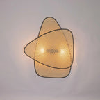 Wall Sconce | Natural Bamboo & Black Metal | Ø33 & Ø46 cm