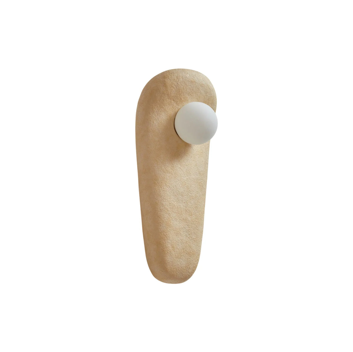 Wall Sconce | Resin Body & Glass Shade | 15 x 38 cm