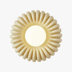 Wall Sconce | Resin Sunburst Design & Ambient Glow | 24 cm Diameter