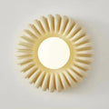 Wall Sconce | Resin Sunburst Design & Ambient Glow | 24 cm Diameter