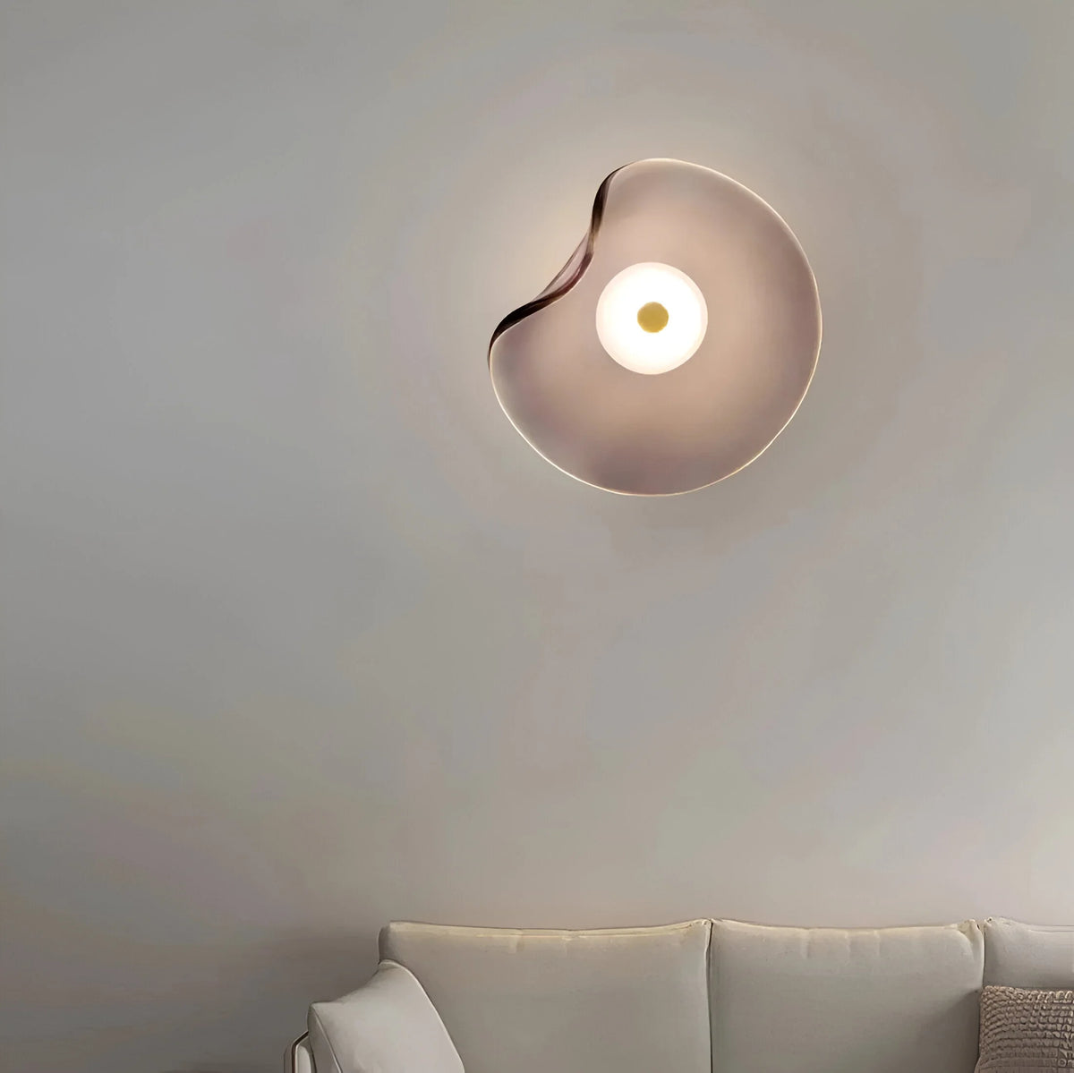 Wall Sconce | Sculptural Organic Design & Warm Integrated LED | 25 × 25 cm
