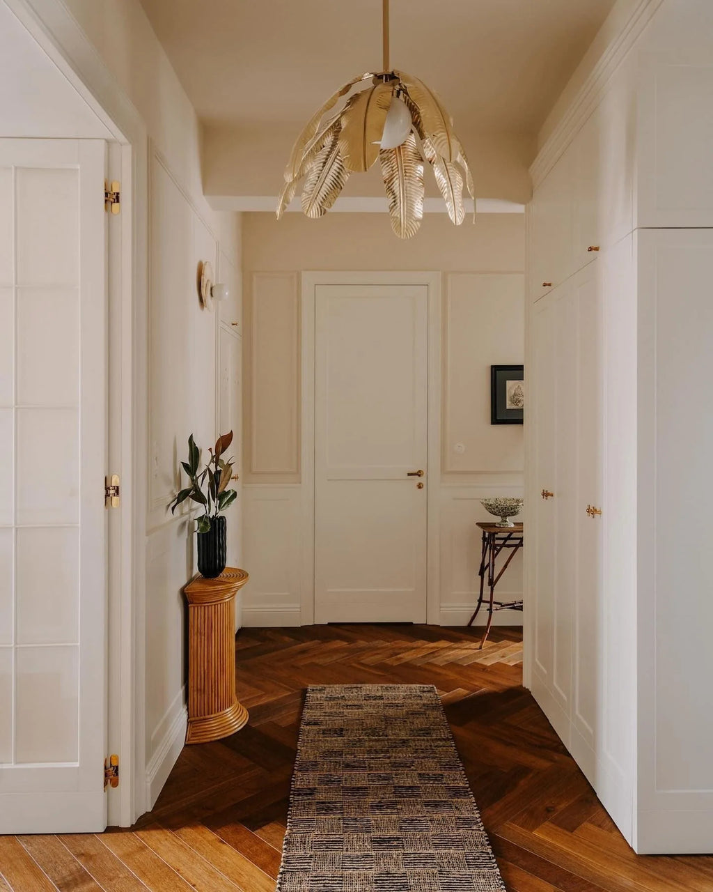 Wall Sconce | Stone Body & Glass Shade