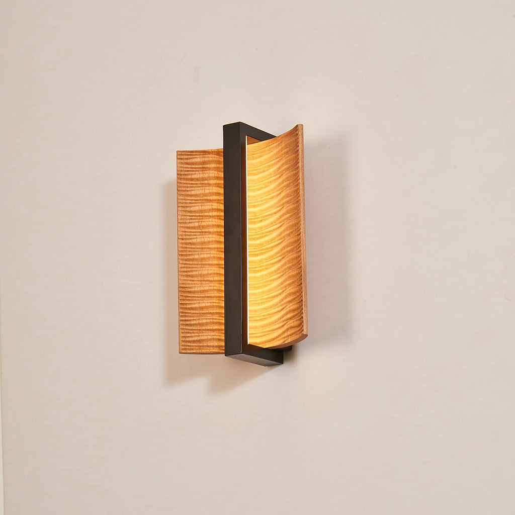 Wall Sconce | Wood & Metal Accent & Integrated LED