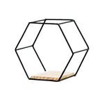 Wall Shelf | Hexagonal Geometric & Easy-To-Mount