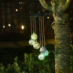 Wind chime | Solar-powered & color-changing LED