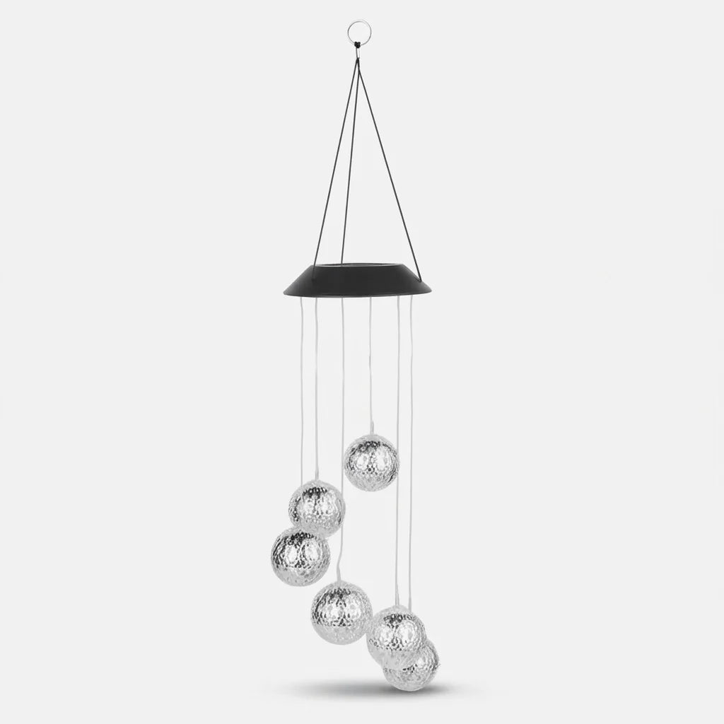 Wind chime | Solar-powered & color-changing LED