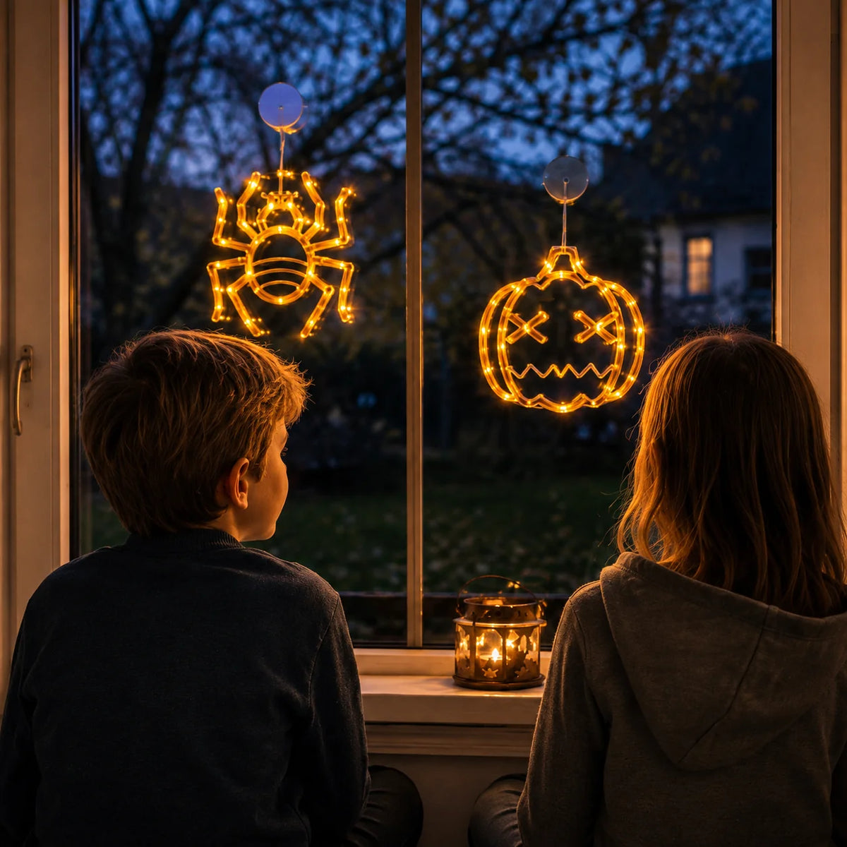 Window Silhouette | Battery-Operated Warm LED | Halloween Designs