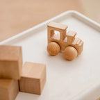 Wooden Vehicle Set | Solid Wood & Non-Toxic Paint | 3-Piece Set