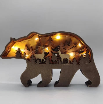 Wooden Wall Art | Handcrafted 3D Layered & Illuminated Option