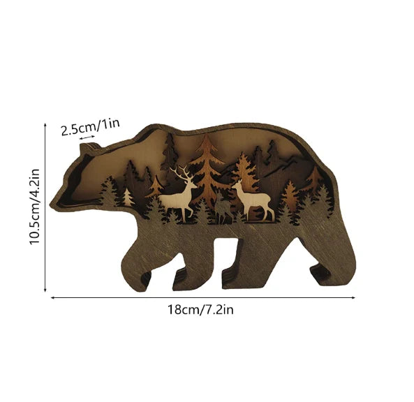 Wooden Wall Art | Handcrafted 3D Layered & Illuminated Option